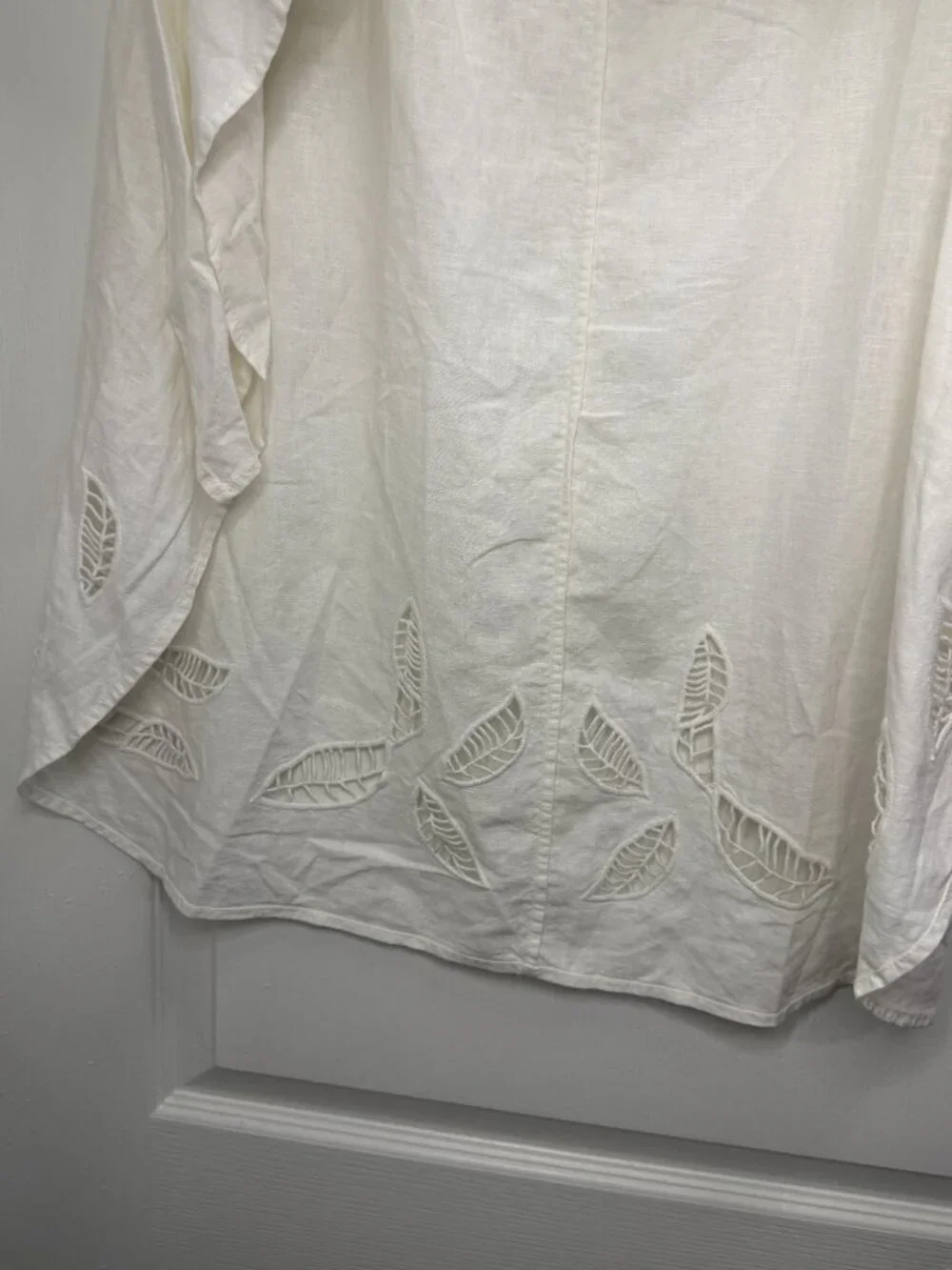 Free People White Linen -Front Convertible Mini/Maxi Dress- S- MSRP $228